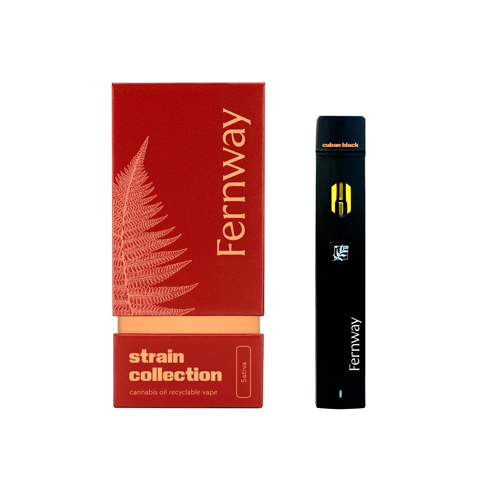 Photograph of product: Fernway | Cuban Black Haze | Traveler | Disposable