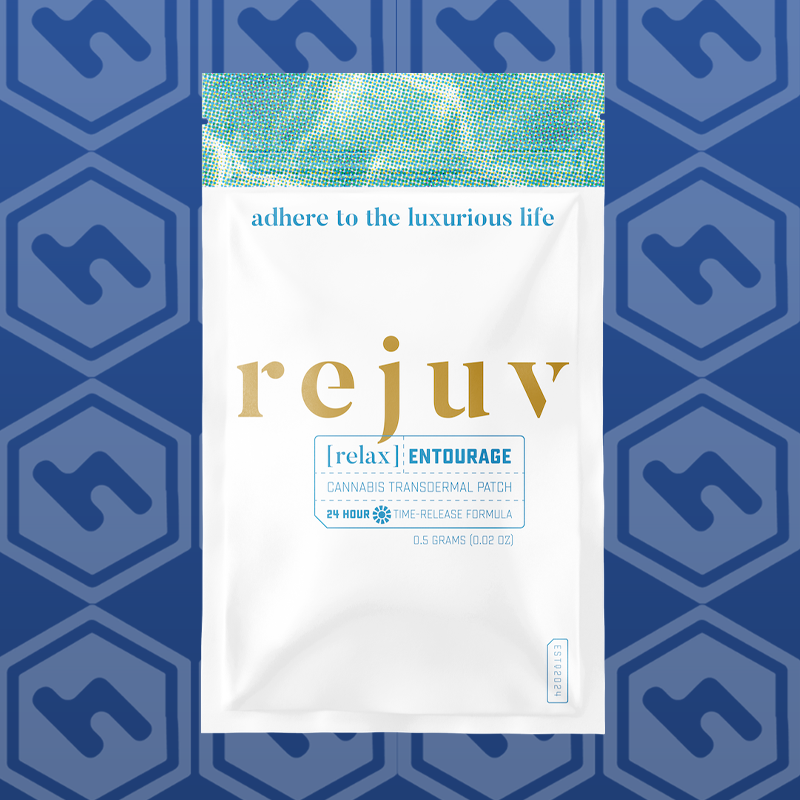 Photograph of product: Rejuv | Entourage | TH-oui:CBD:CBN:CBG | Transdermal Patch