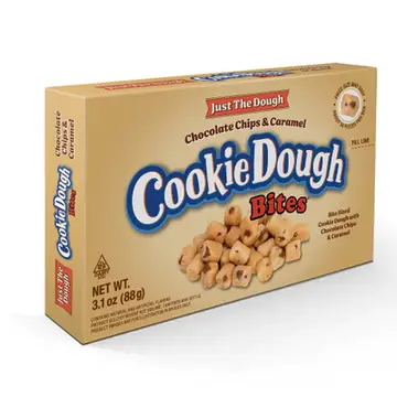 Photograph of product: Cookie Dough Bites | Chocolate Chips & Caramel | Just The Dough