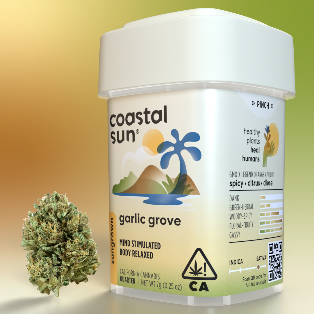 Photograph of product: Coastal Sun | Garlic Grove - 7g