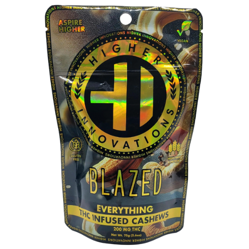 Photograph of Product: Higher Innovations Blazed Everything Cashews 200mg