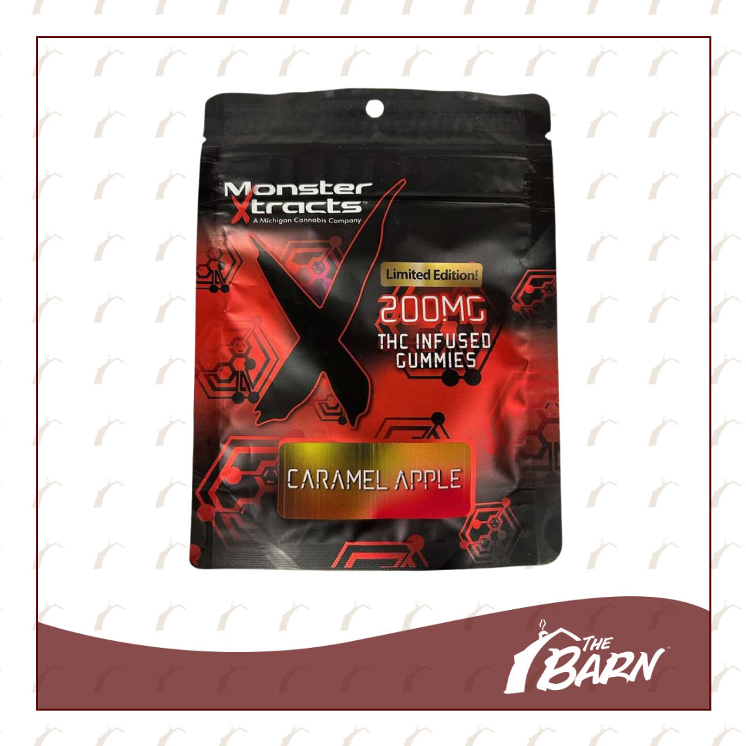 Photograph of product: Monster 200mg Gummy - (H) Caramel Apple - REC