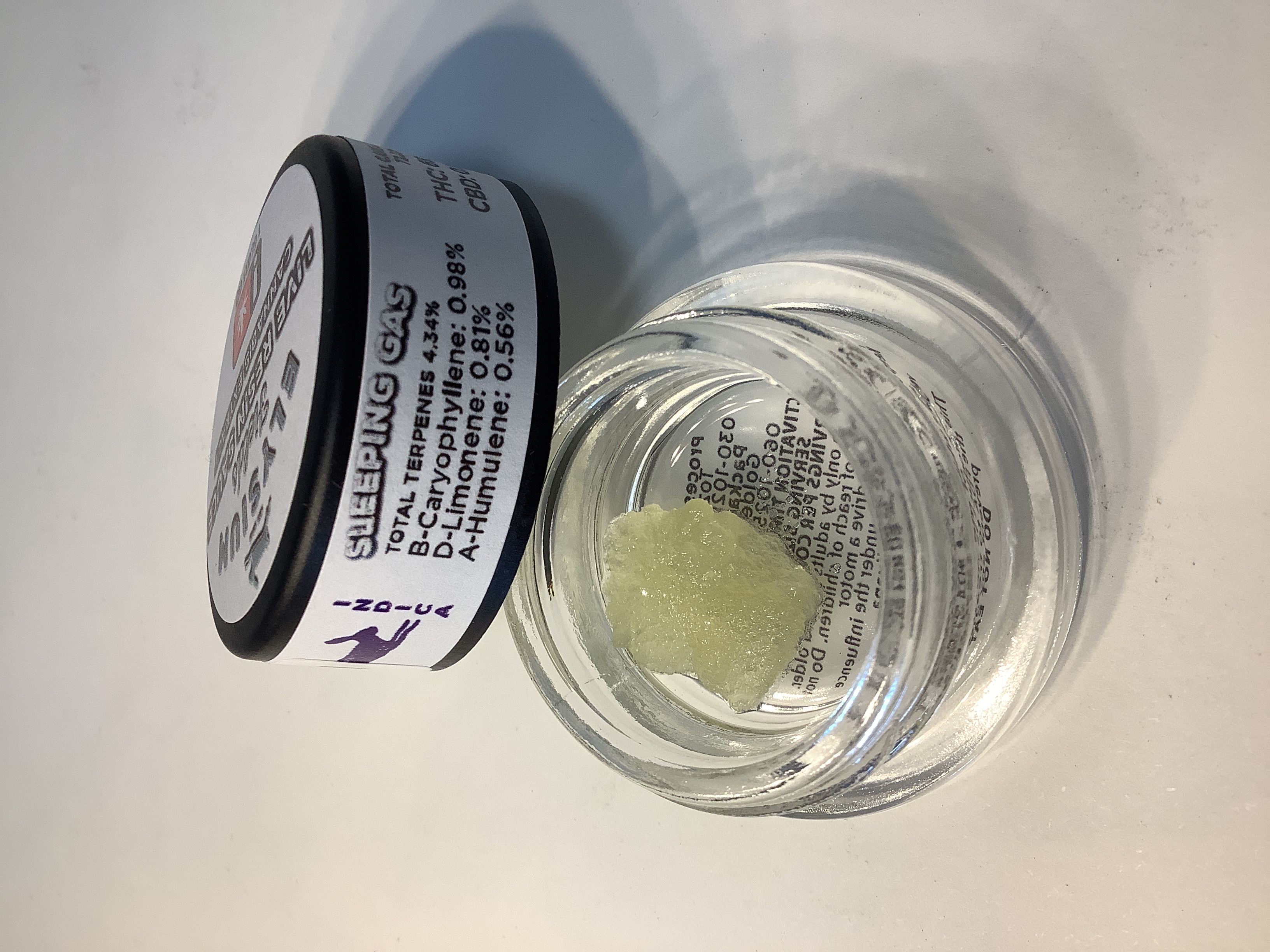 Photograph of product: Elysium Fields | SLEEPING GAS Live Resin | 1g