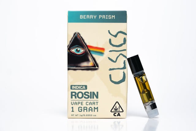 Photograph of product: CLSICS – Berry Prizm – Live Rosin Cartridge – 1g - 
