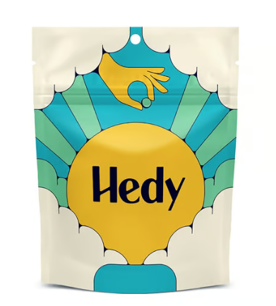 Photograph of product: Hedy | Dual Action Bi-Layered Blueberry Lemonade Gummies | 100mg