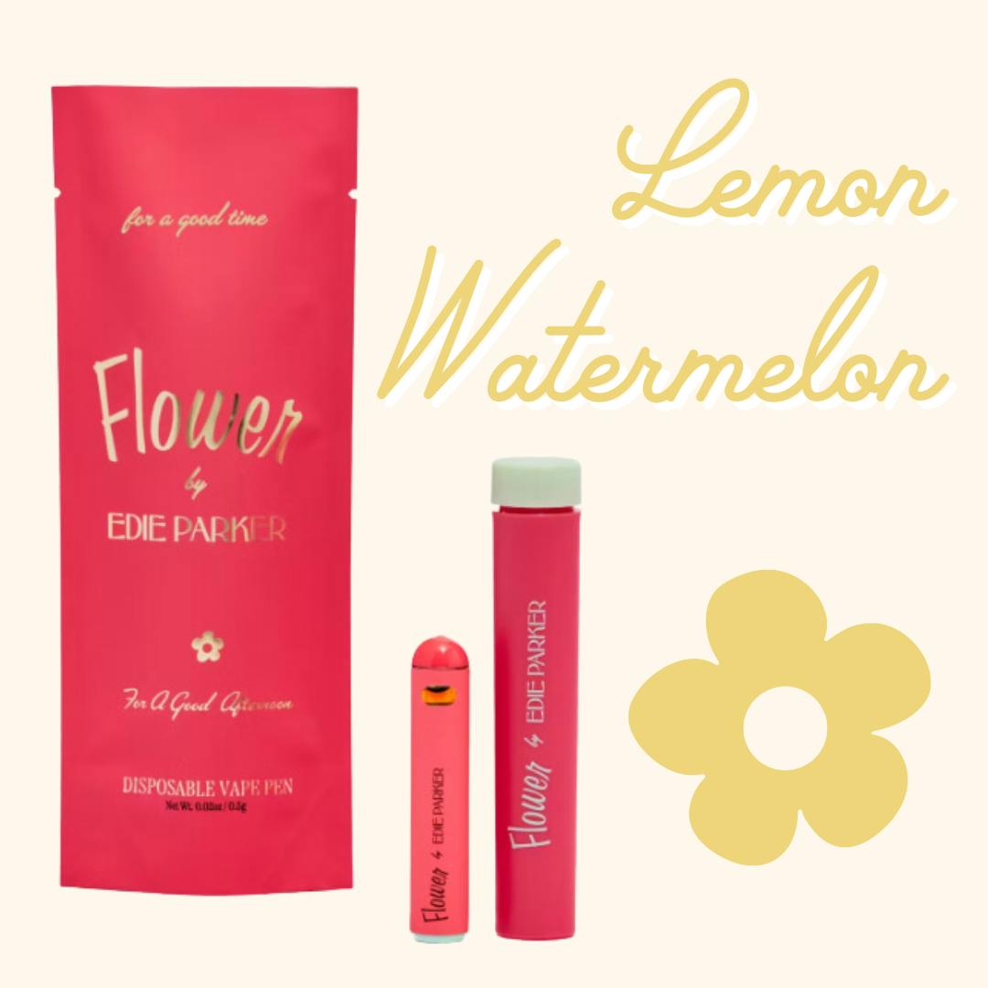 Photograph of product: Edie Parker Vape Disposable 0.5g- Lemon Watermelon (Good Afternoon)