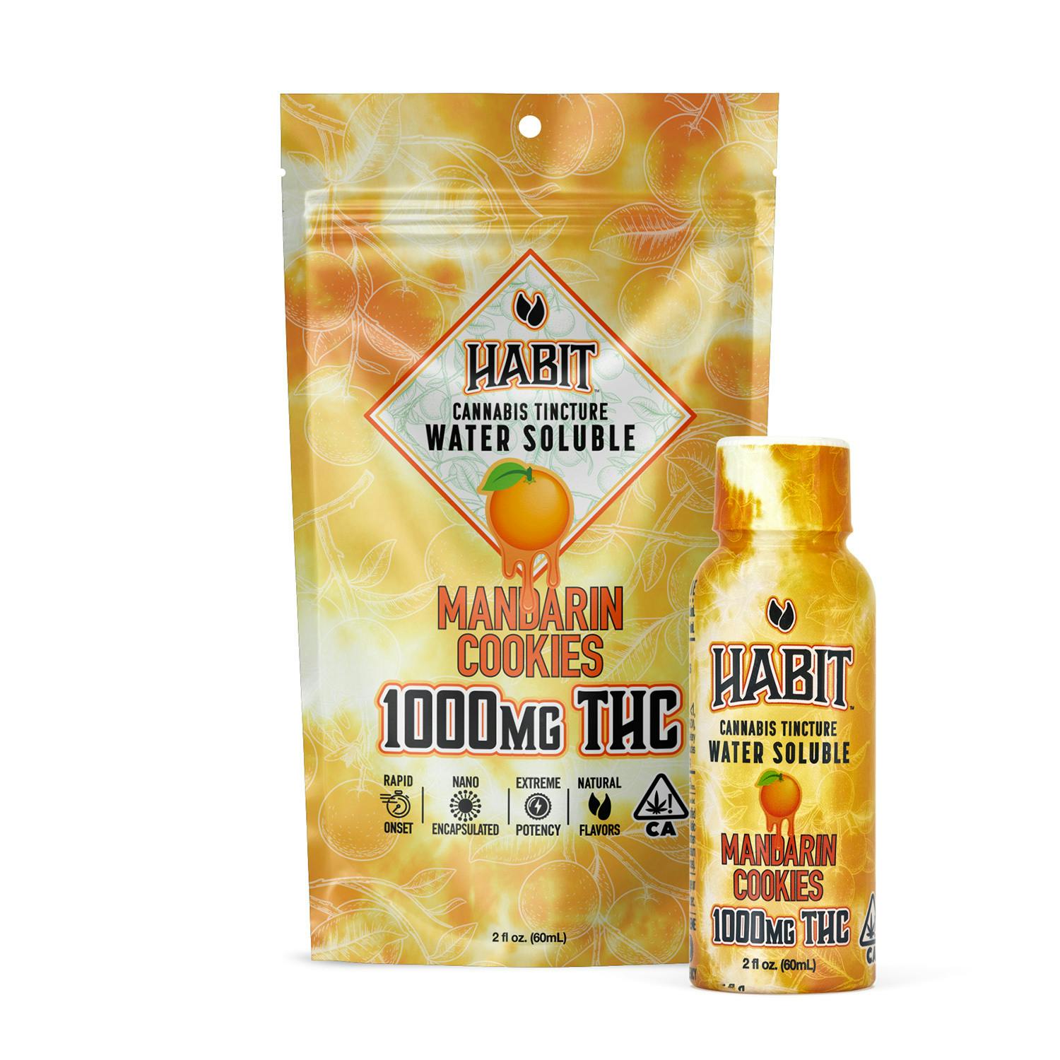 Photograph of product: 2oz Mandarin Cookies Water Soluble Pourable Tincture 1000mg