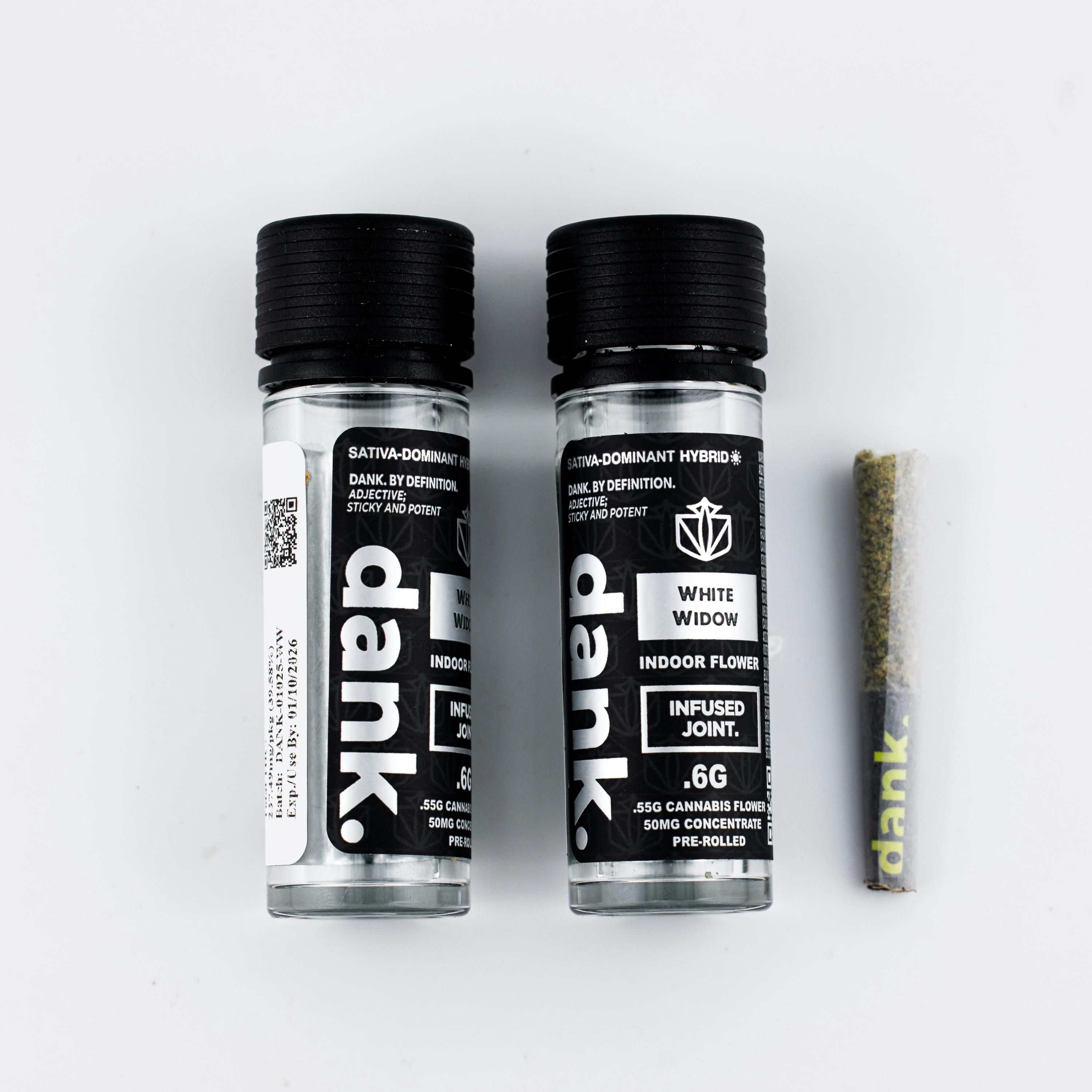 Photograph of product: Dank - White Widow Infused Joint - .6g
