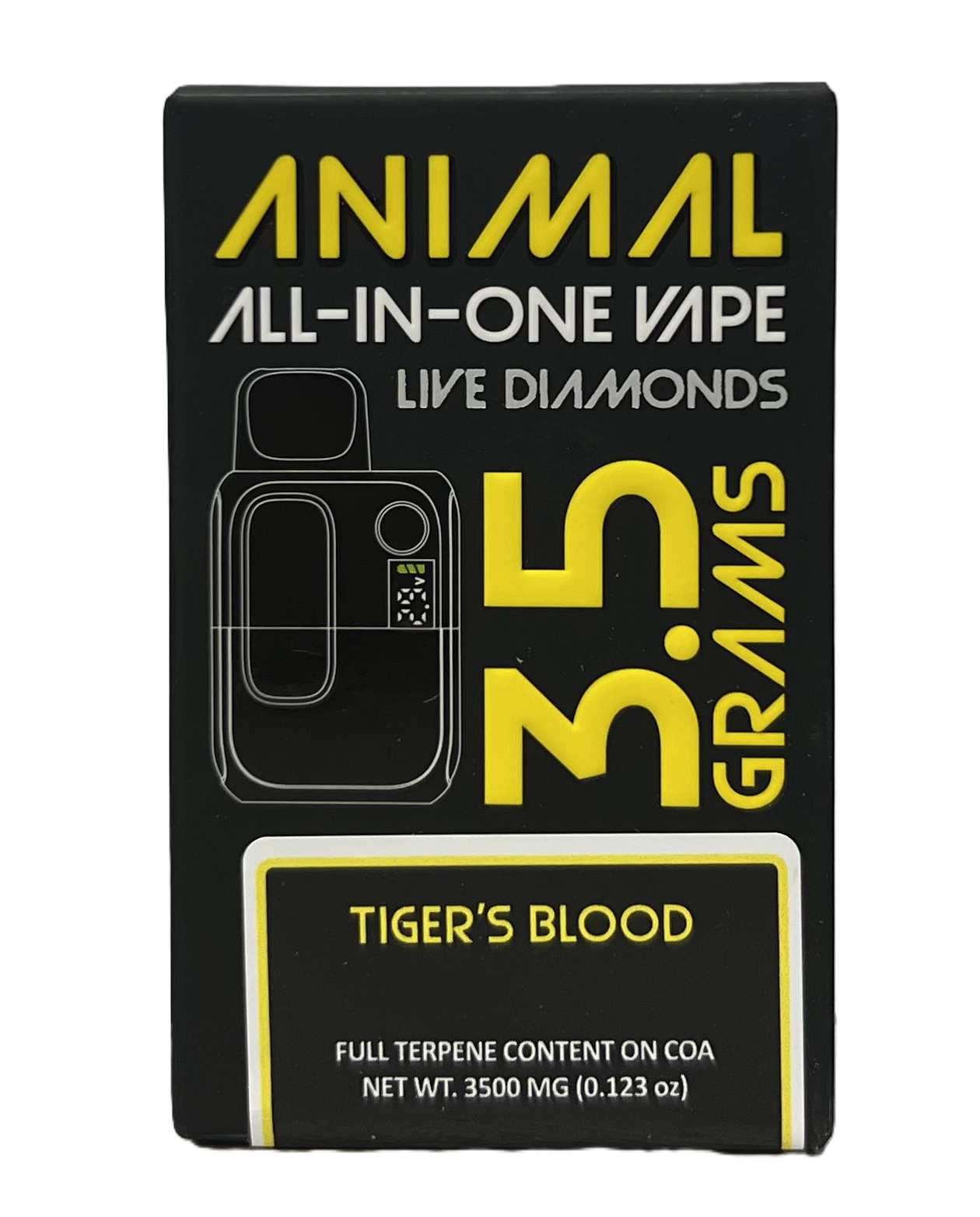 Photograph of product: Animal | Tiger's Blood | Live Diamonds All-In-One Vape 3.5g