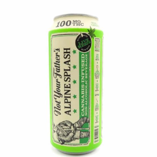 Photograph of product: Not Your Father's - 16oz Soda - Alpine Splash 100mg + Caffeine - 