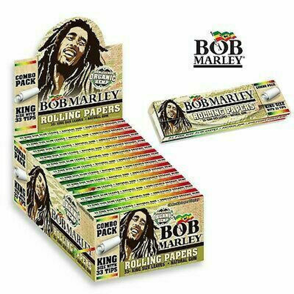 Photograph of product: Bob Marley - King Size Organic Rolling Papers