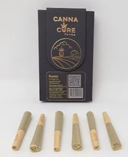 Photograph of product: Canna Cure - Pre-Roll Pack - Strawberry Runtz (S) - 6 x