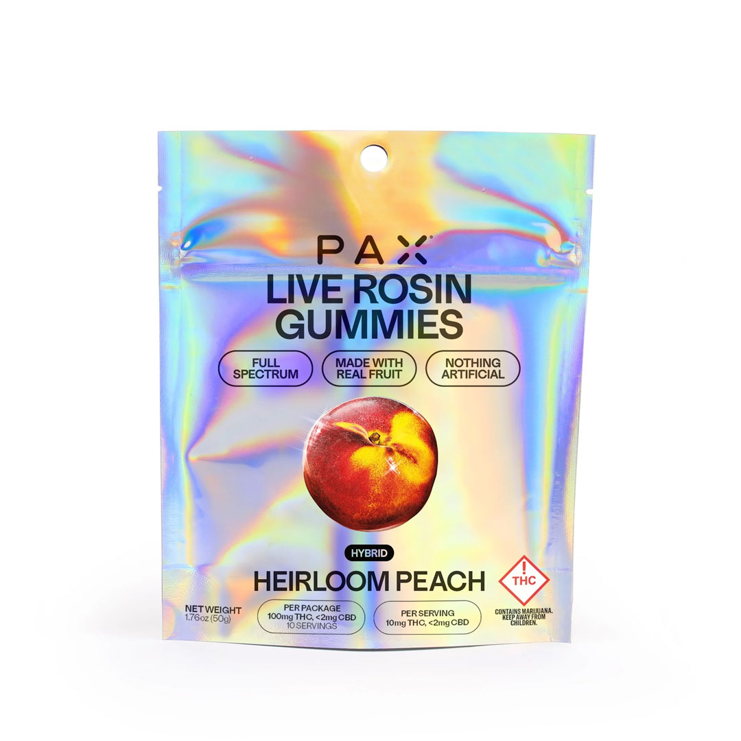 Photograph of product: PAX | Rosin Gummies | Raspberry Lime (Hybrid)