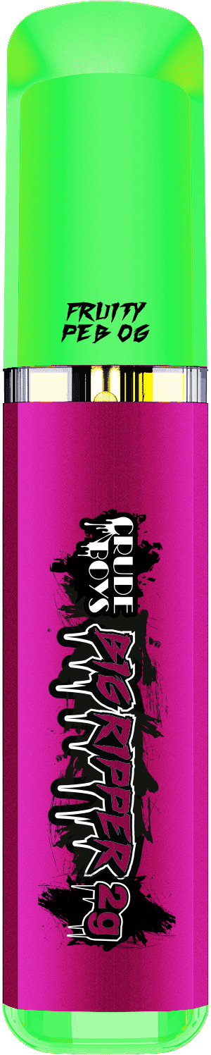Photograph of product: CRUDE BOYS | Disposable Vape Fruity Pebble OG