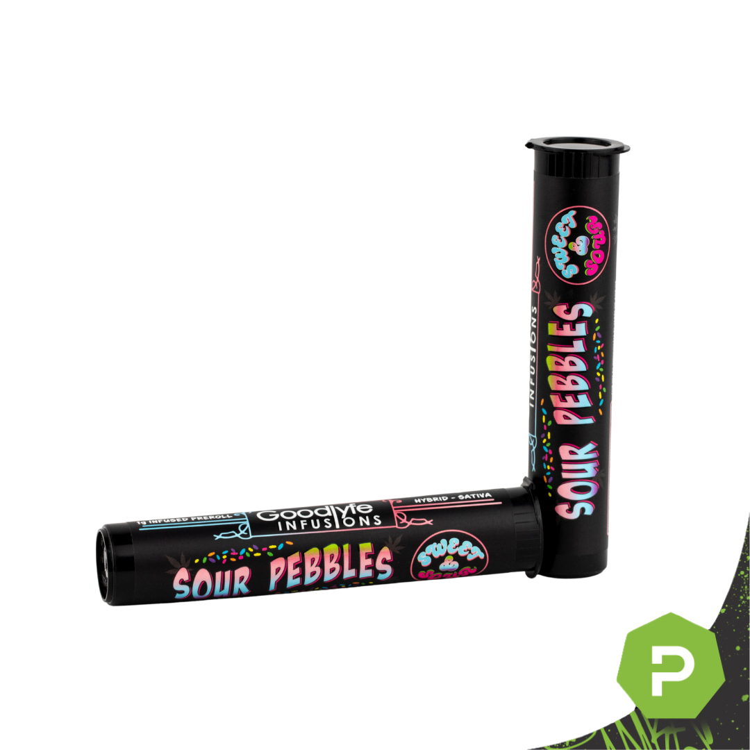 Photograph of product: Goodlyfe Infused Pre-Roll | Sour Pebbles