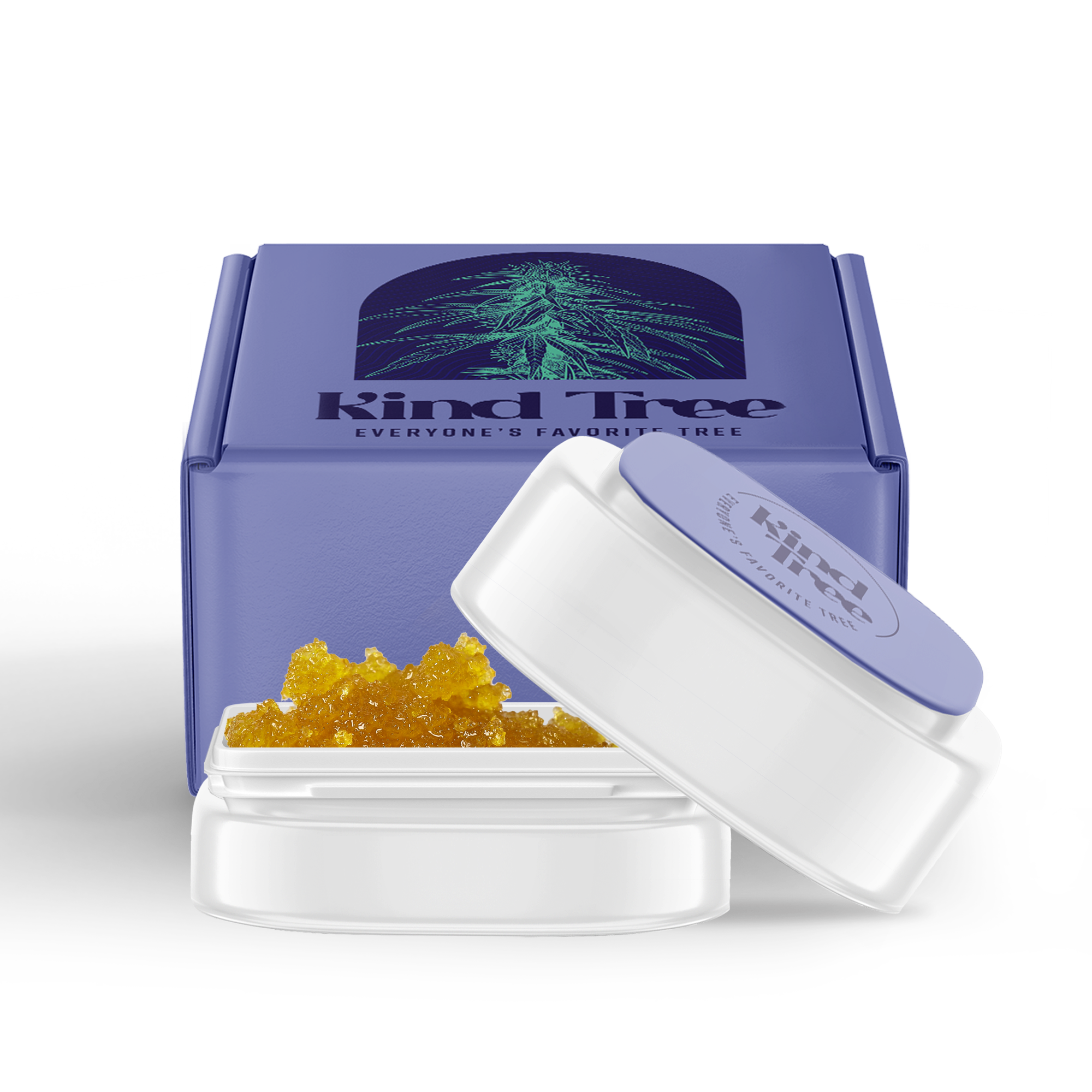 Photograph of product: Kind Tree Concentrate Live Resin 1g- Cherry Ice (Sugar)
