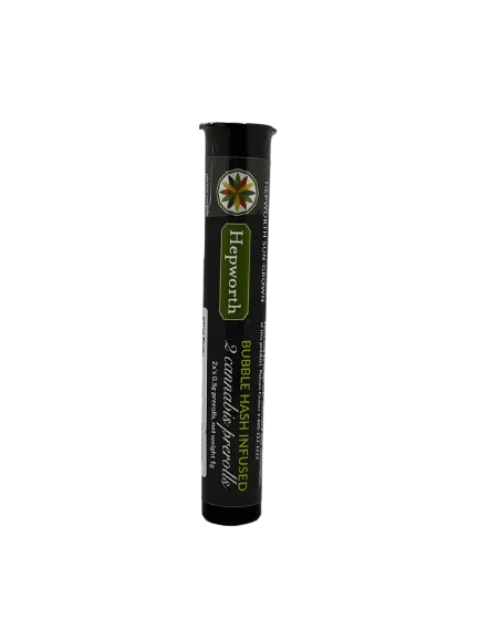 Photograph of Product: Hepworth | Bubble Punch x High Octane Bubble Hash Infused Pre-rolls 2pk, 1g