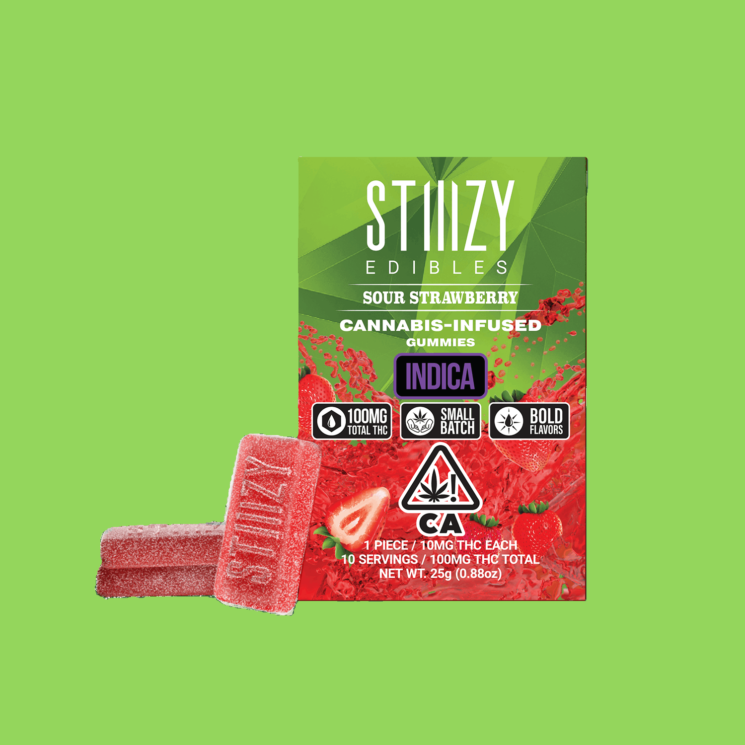 Photograph of product: Sour Strawberry Nano Gummie