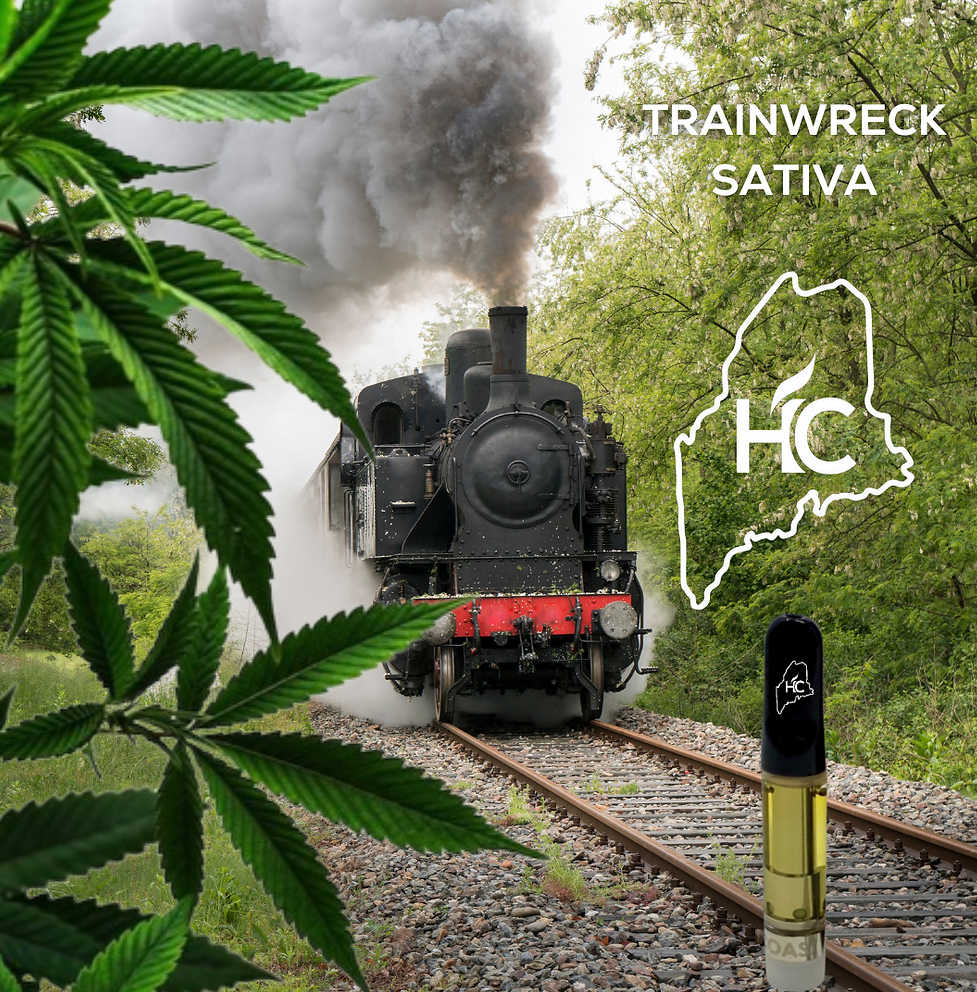 Photograph of product: High Coast Trainwreck Distillate Cart 1mL