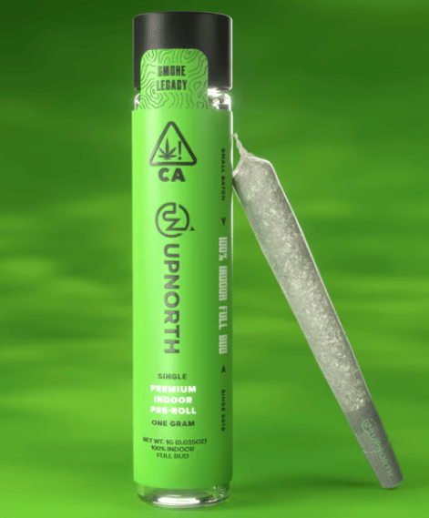 Photograph of product: Up North Infused Pre-Roll - Lemon Thai Infused