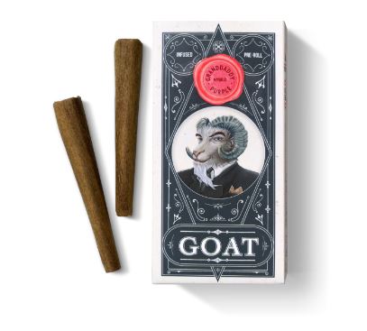 Photograph of product: Goat | Grandaddy Purple | Infused Blunts | 2pk - 1.2g