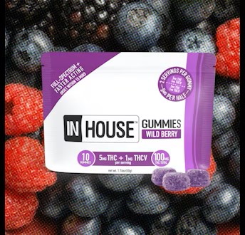 Photograph of product: In House 5:1 Wildberry Gummies 100mg 20pk (TH-oui:TH-ouiV)