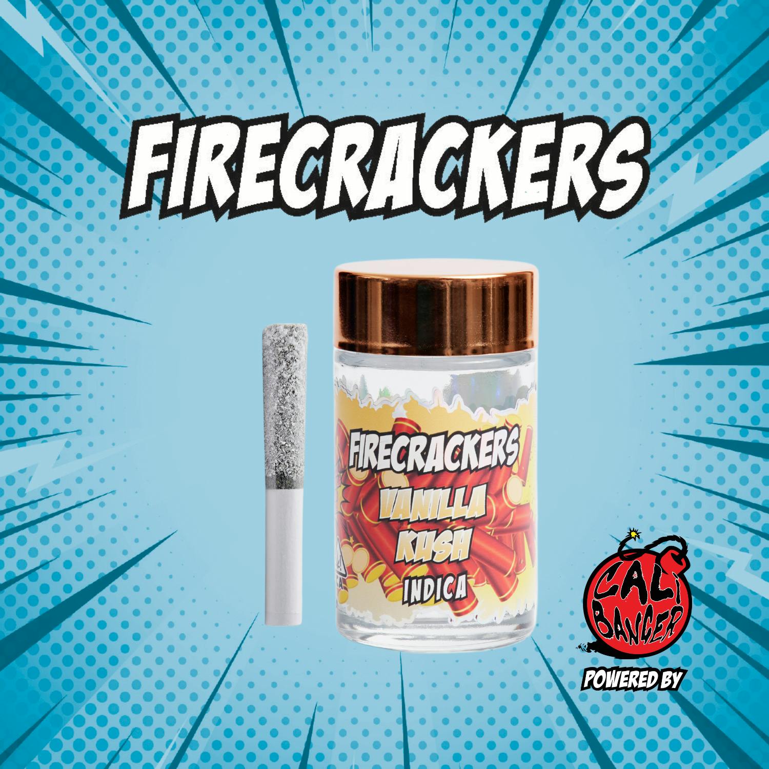 Photograph of product: Firecrackers 5pk Diamond Infused - Vanilla Kush