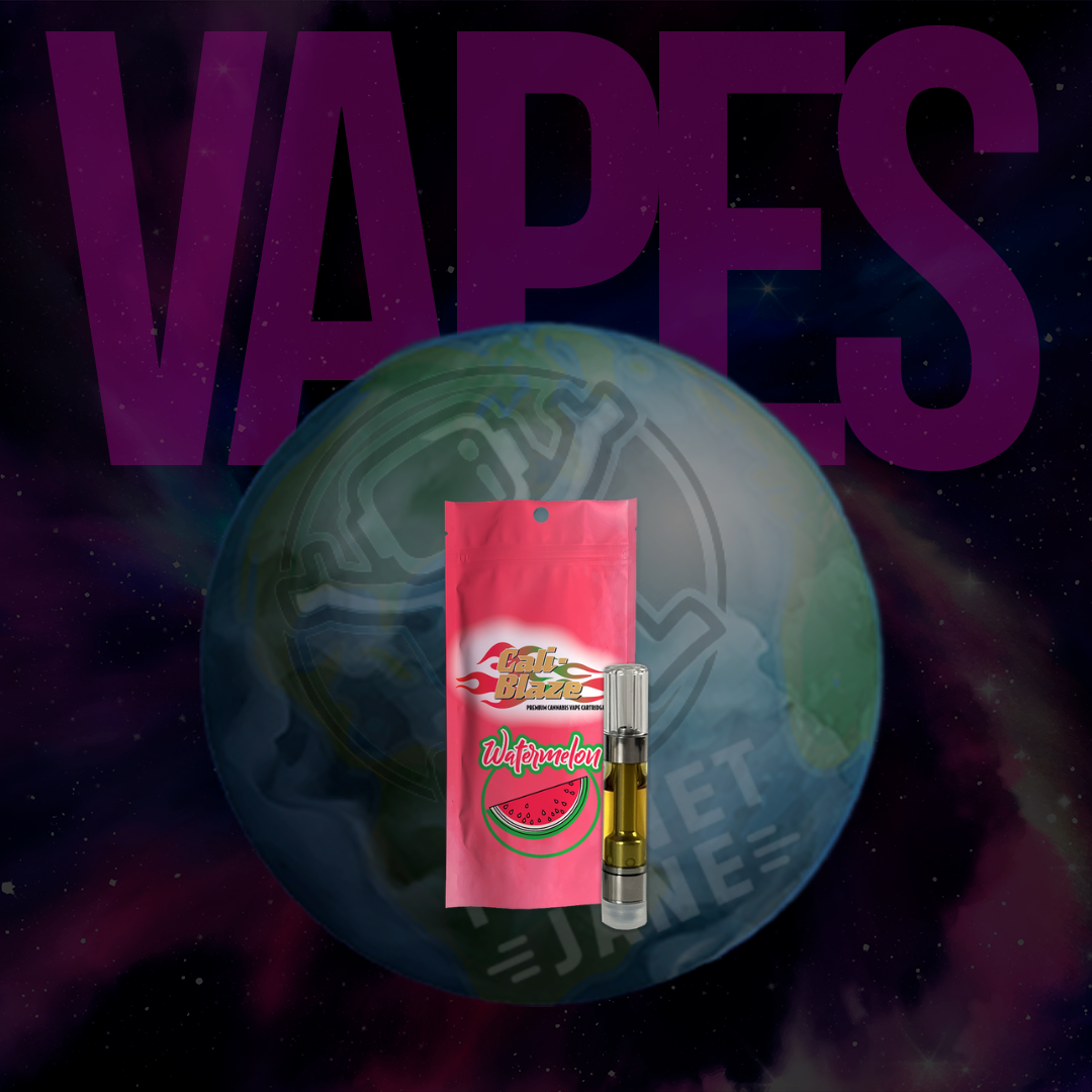 Photograph of product: Cali Blaze - 1g Cart - Watermelon Oui'd
