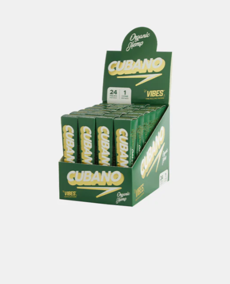 Photograph of product: Cubano Organic Hemp (Green) - Cones - 1pk