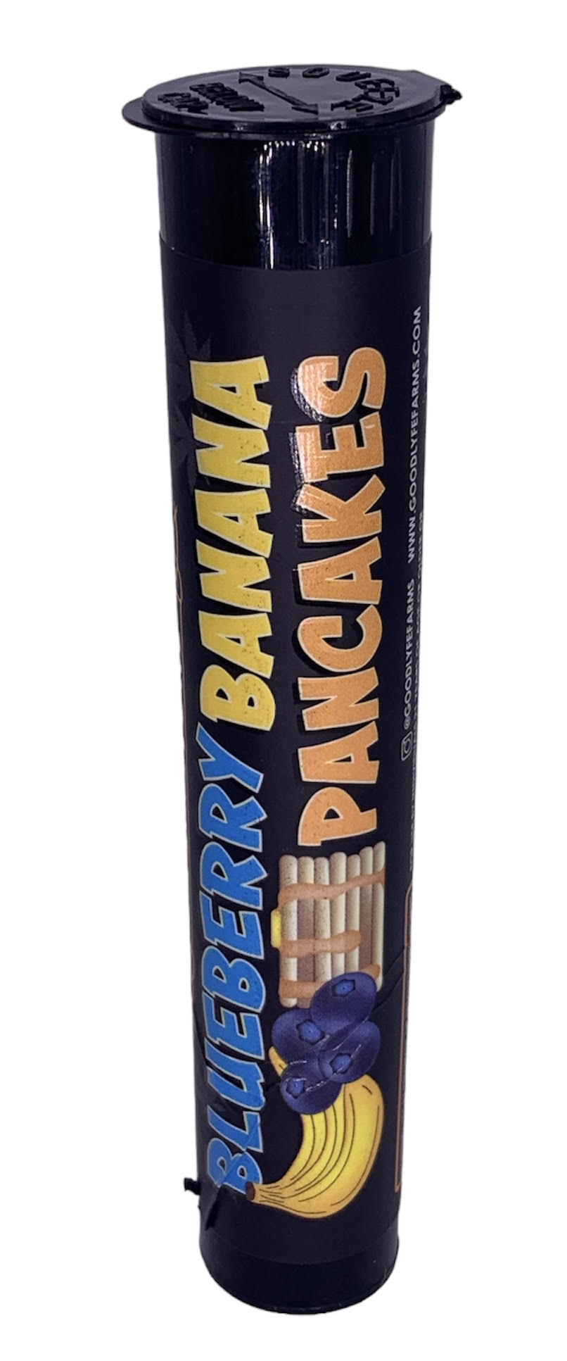 Photograph of product: Blueberry Banana Pancakes Infused Pre Roll