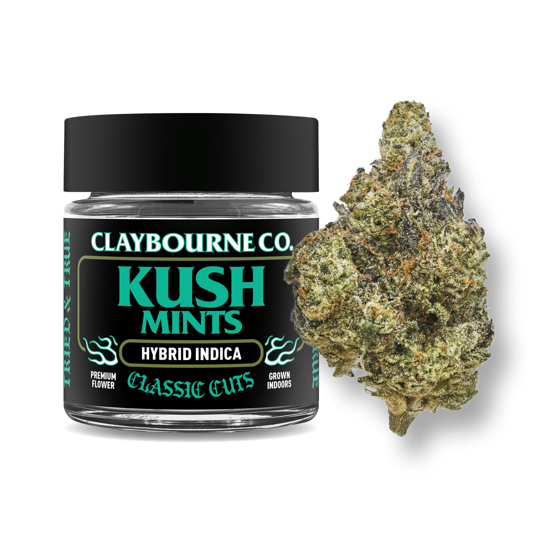 Photograph of product: Claybourne Co. | Kush Mints | 3.5g