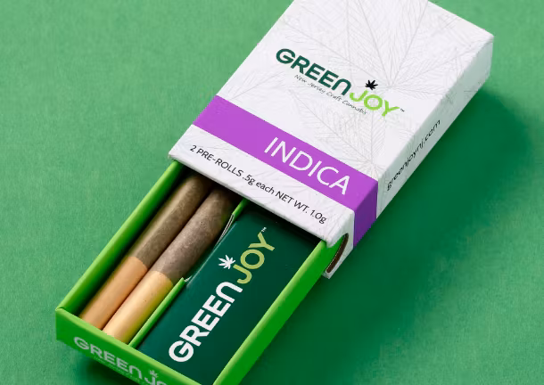 Photograph of product: GreenJoy - Grease Bucket 2pk Pre-Rolls - 1g