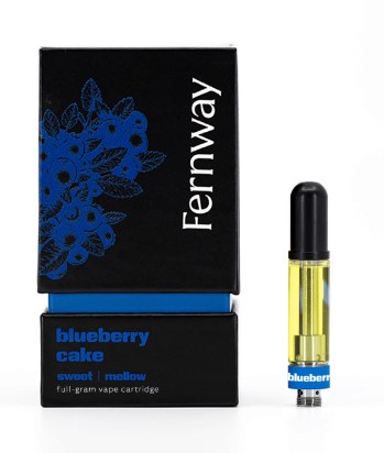 Photograph of product: Blueberry Cake | Vape Cartridge | 1g | Oui'd