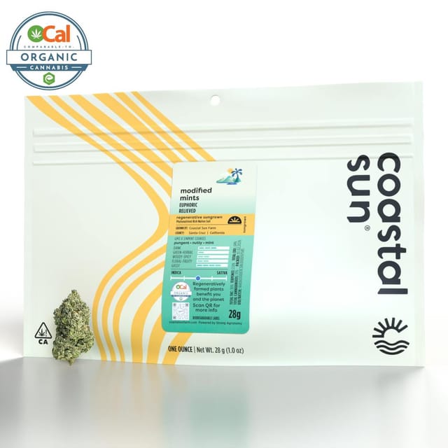 Photograph of product: Modified Mints Sungrown Flower 28g