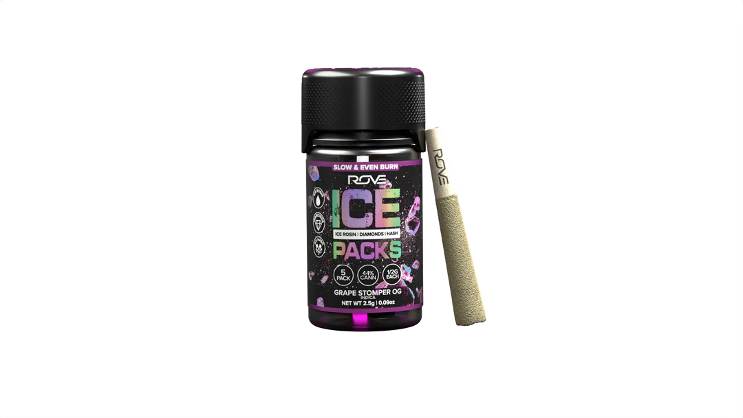 Photograph of product: Infused Pre-roll | 5pk | Grape Stomper OG