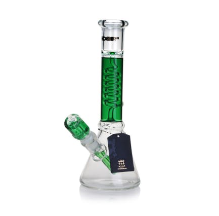 Photograph of product: 12" FREEZABLE COIL WITH 5MM THICK BEAKER BONG | $45