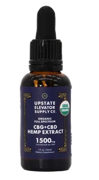 Photograph of product: 1:1 Organic CBD+CBG Hemp Extract