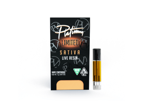 Photograph of product: PLATINUM VAPE | ACAPULCO GOLD - LIVE RESIN | CART