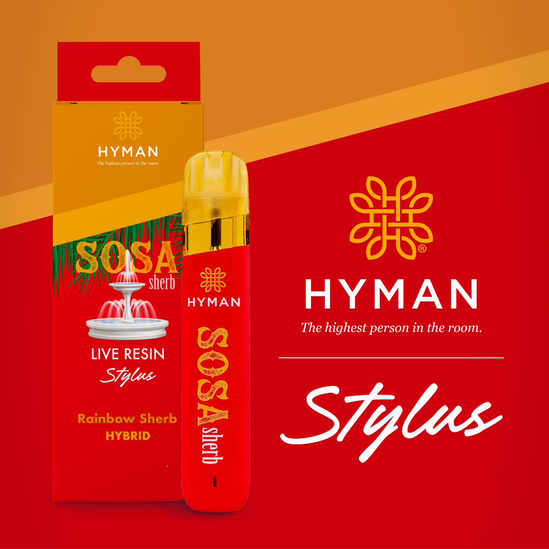 Photograph of product: Hyman Oui'd Live Resin Disposable Stylus | Sosa Sherb
