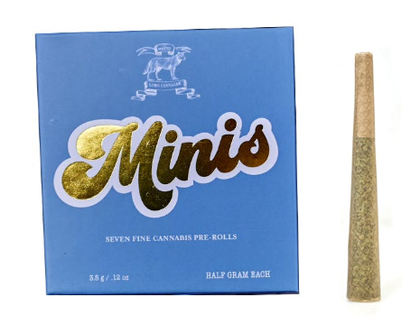 Photograph of product: Lobo | Orange OG | Infused Pre-Roll | Oui'd | Mini 5 Pk | 2.5g