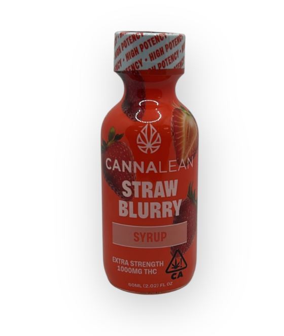 Photograph of Product: Cannalean Syrup Strawblurry 1000MG