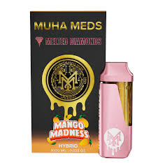 Photograph of product: Muha Meds 1g Melted Diamonds Disposable | Mango Madness - Hybrid