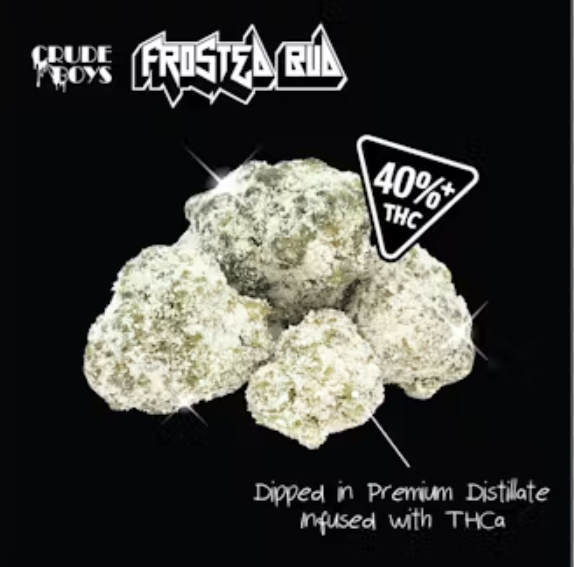 Photograph of product: Crude Boys 3.5g Frosted Buds | Legacy Za
