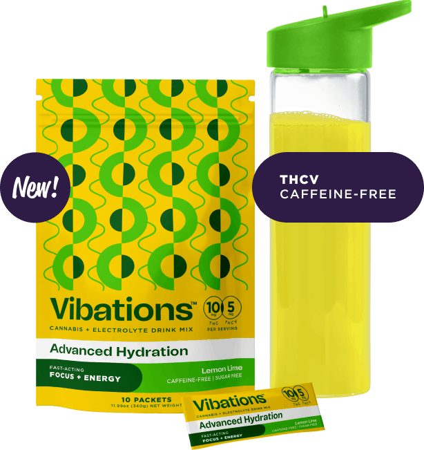 Photograph of product: Lemon Lime | 5mg (10pk) Drink Mix | Vibations