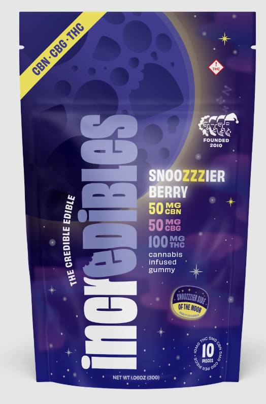 Photograph of product: (74028) 2:1:1 200mg Snoozzzierberry Gummies