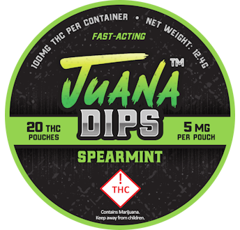 Photograph of product: JuanaDips | Spearmint | 100mg