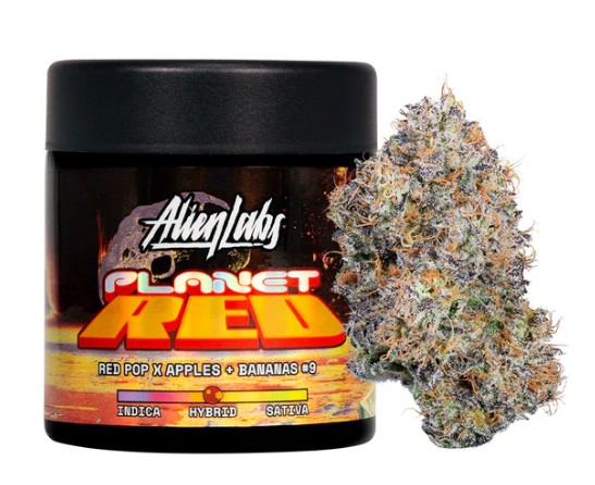 Photograph of product: Alien Labs - Flower - Planet Red (H) (3.5g)
