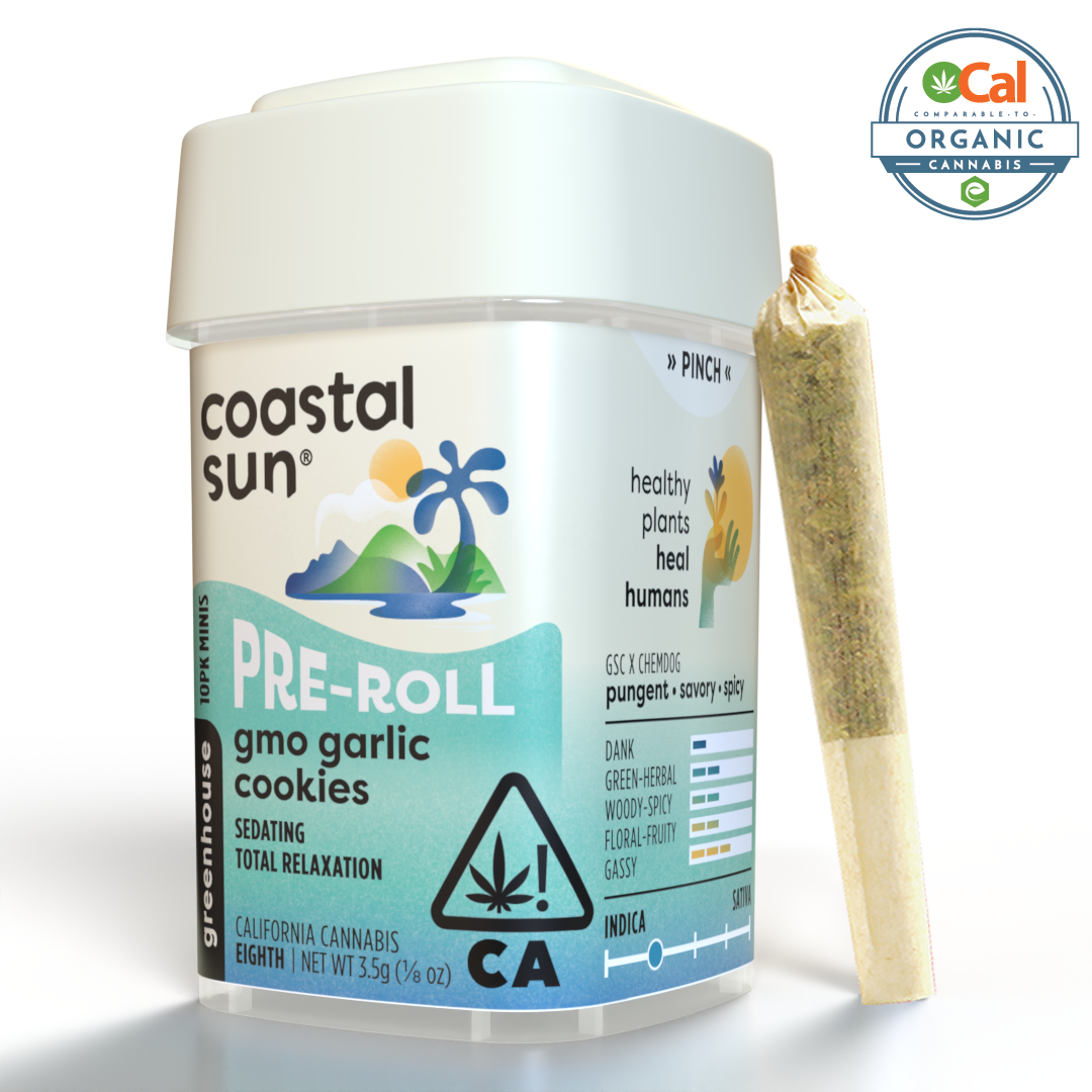 Photograph of product: GMO Garlic CookiesPre-Roll 10pk