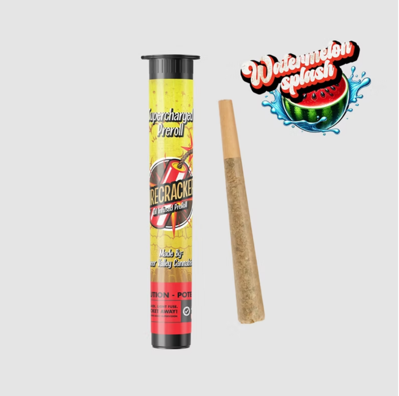 Photograph of product: PVX | Firecracker | Watermelon Splash | Infused Preroll (H)