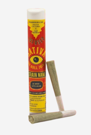 Photograph of product: Infused Joint Pack - .5g Higher Cultures 2pk au chocolat Infused - Durban Pineapple